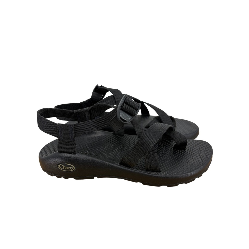 Chaco Z Cloud‎ 2 Black Strappy Athletic Hiking Sandals Womens 10 Toe Loop
